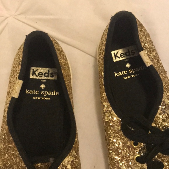 Kate spade gold sparkle keds - Picture 5 of 7